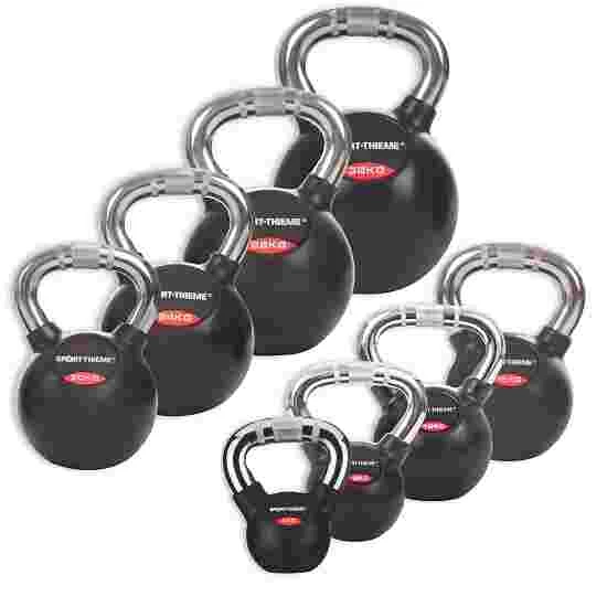 Sport-Thieme Kettlebell Set, Rubbersied With Chrome Handle - Image 3
