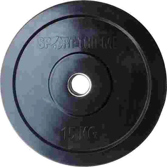 Sport-Thieme "Bumper Plate" Weight Disc, Black - Image 2