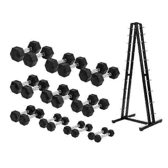Sport-Thieme Compact Rubber Hex Dumbbell Set